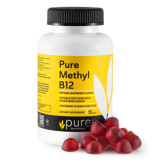 gomitas vitamina b12 metil pure para energía y función nerviosa