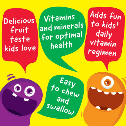 Gomitas de vitamina b12 para niños sabor afrutado bayas