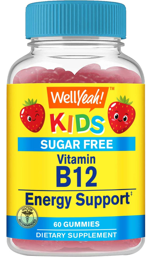 gomitas vitamina b12 niños wellyeah sabor fresa paquete 60