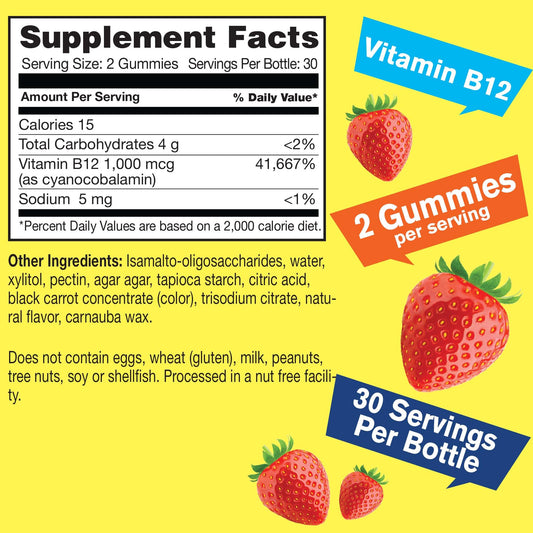 Gomitas vitamina b12 wellyeah 60 unidades