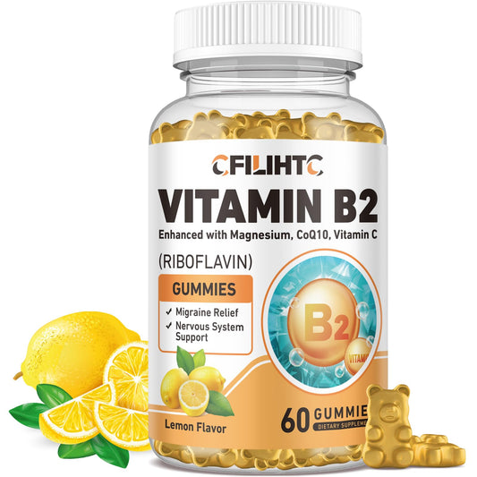 Gomitas vitamina B2 CFILIHTC 60 unidades frasco