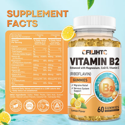 Gomitas vitamina B2 CFILIHTC envase completo