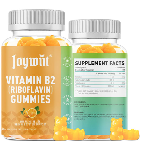 Gomitas de vitamina B2 Joywiit caja frontal