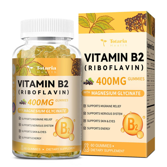 Gomitas de Vitamina B2 Totaria para energía saludable y sistema nervioso