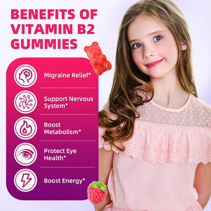 Gomitas vitamina B2 VCCHUYH para niños y adultos
