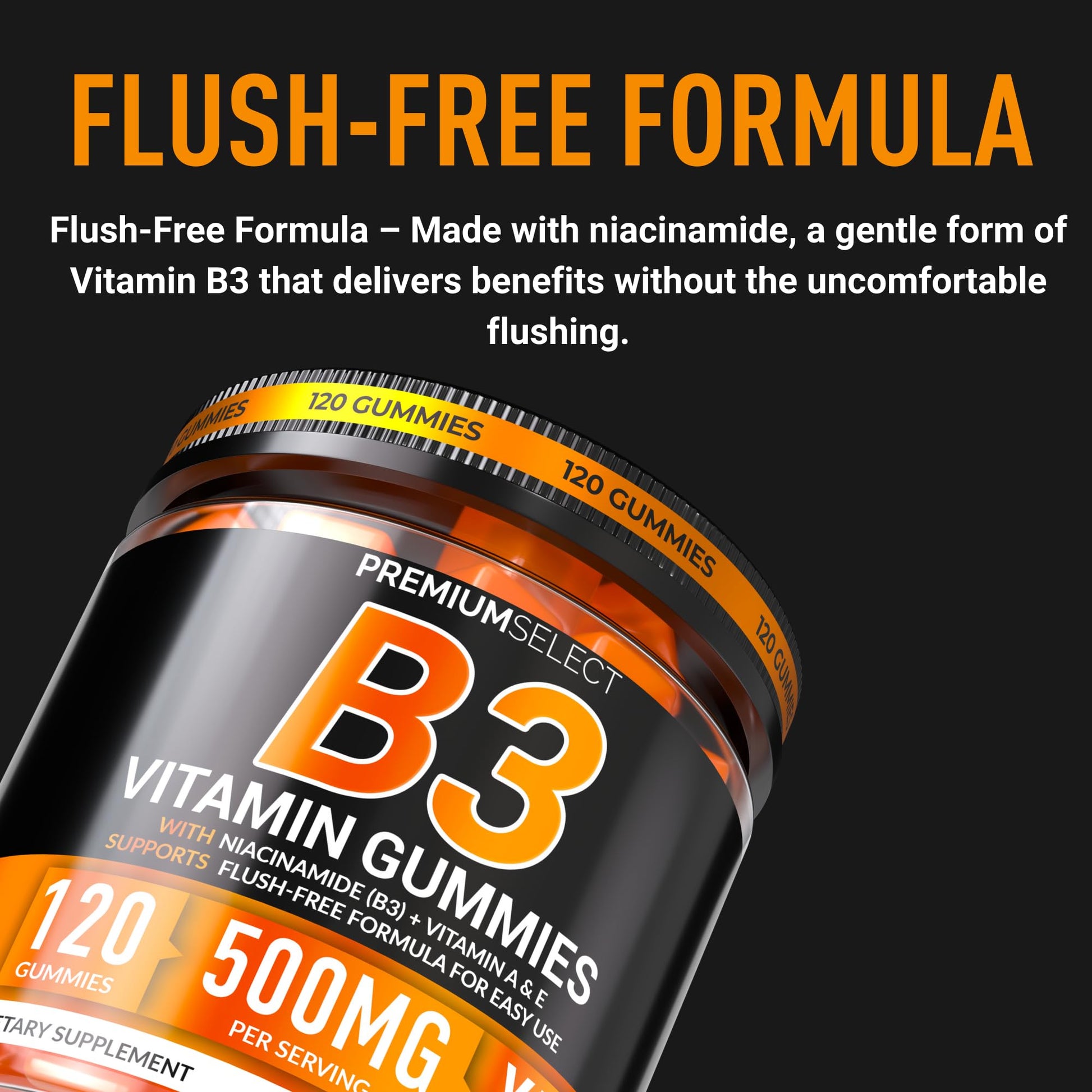 Gomitas vitamina b3 sin gluten ni soya ni lácteos