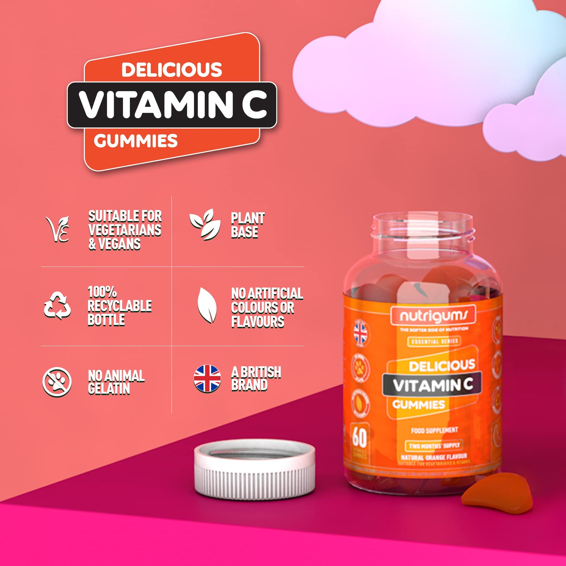 Gomitas vitamina c JPHYLL para sistema inmunológico