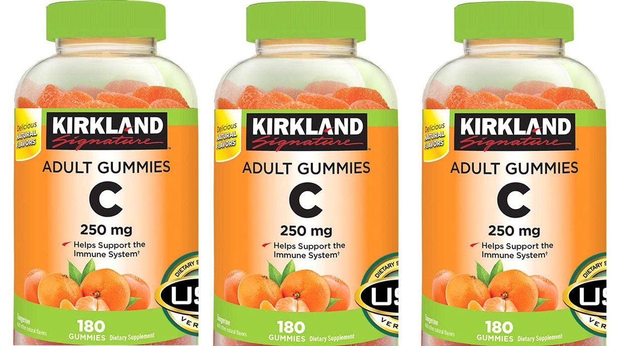 Gomitas vitamina C Kirkland Signature paquete triple