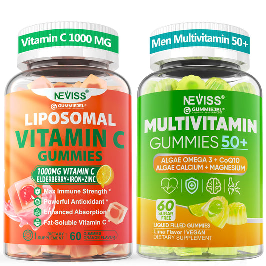 Gomitas vitamina c lípidos 1000mg NEVISS paquete frontal