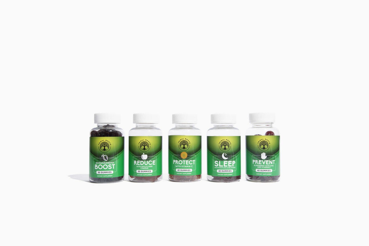 Gomitas comprimidas de vitamina C y melatonina tribal roots