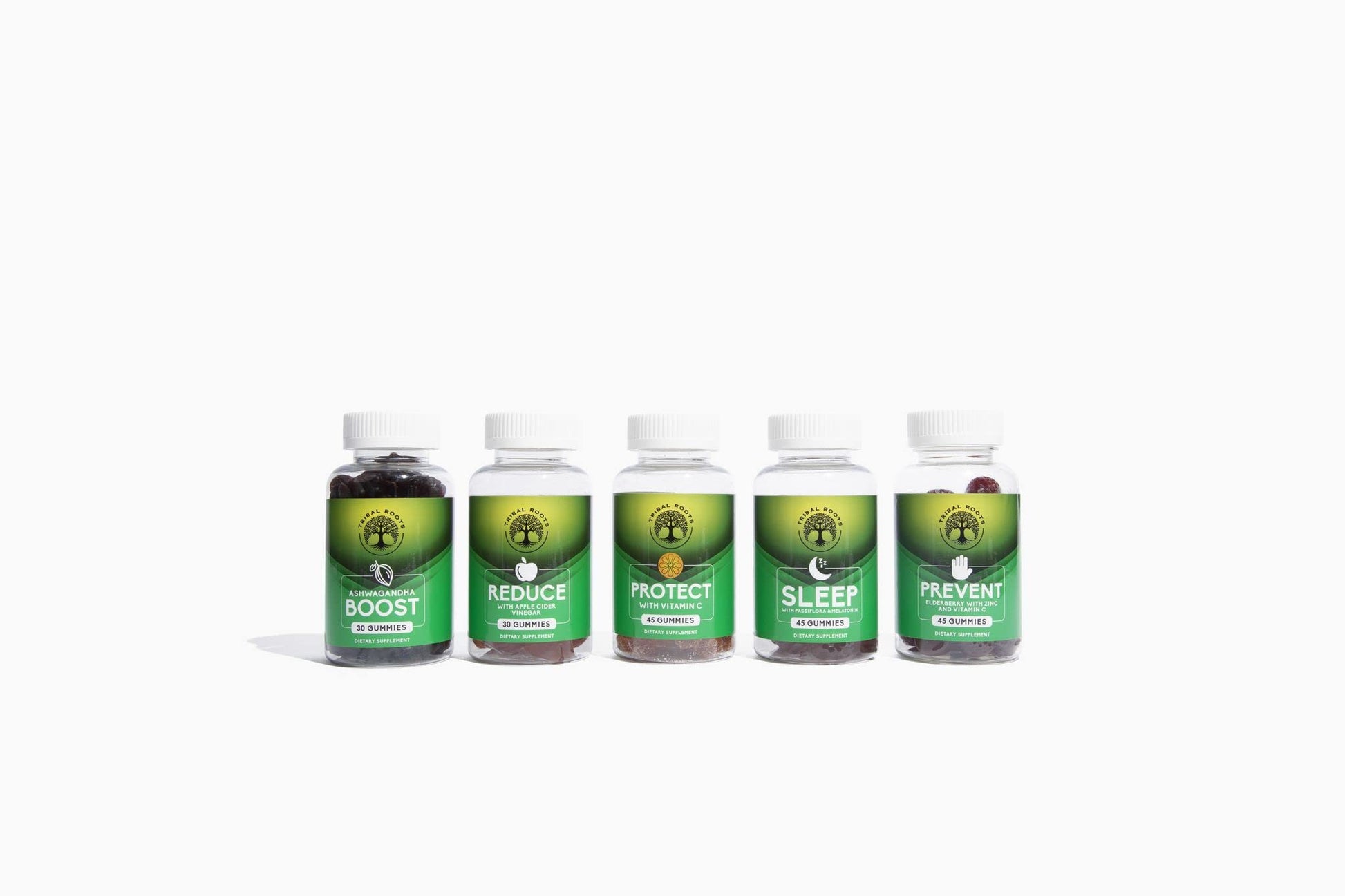 Gomitas comprimidas de vitamina C y melatonina tribal roots