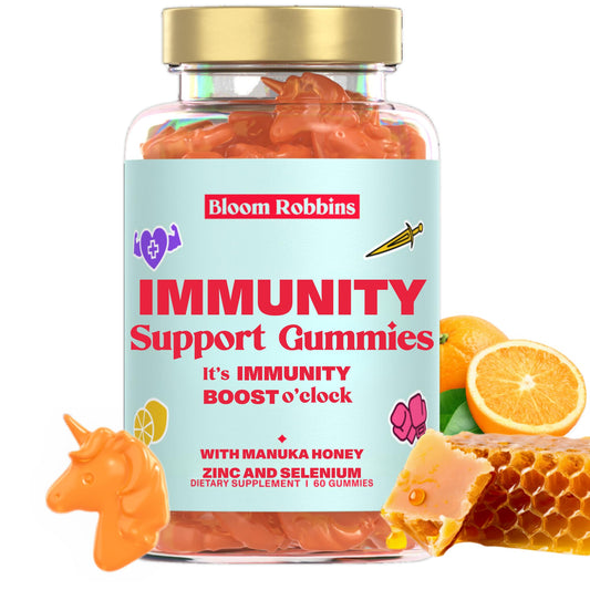 Gomitas de vitamina C con miel de Manuka, botella de 60 unidades.