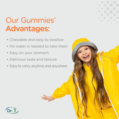 Gomitas Vitamina C para niños paquete de 60 Dr. T