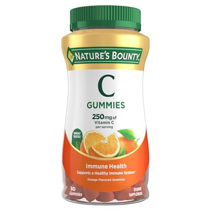 Gomitas vitamina C sabor naranja Nature's Bounty 80 unidades