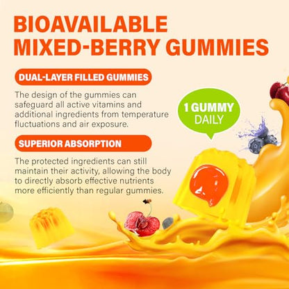 Gomitas vitamina C sin azúcar, salud visual
