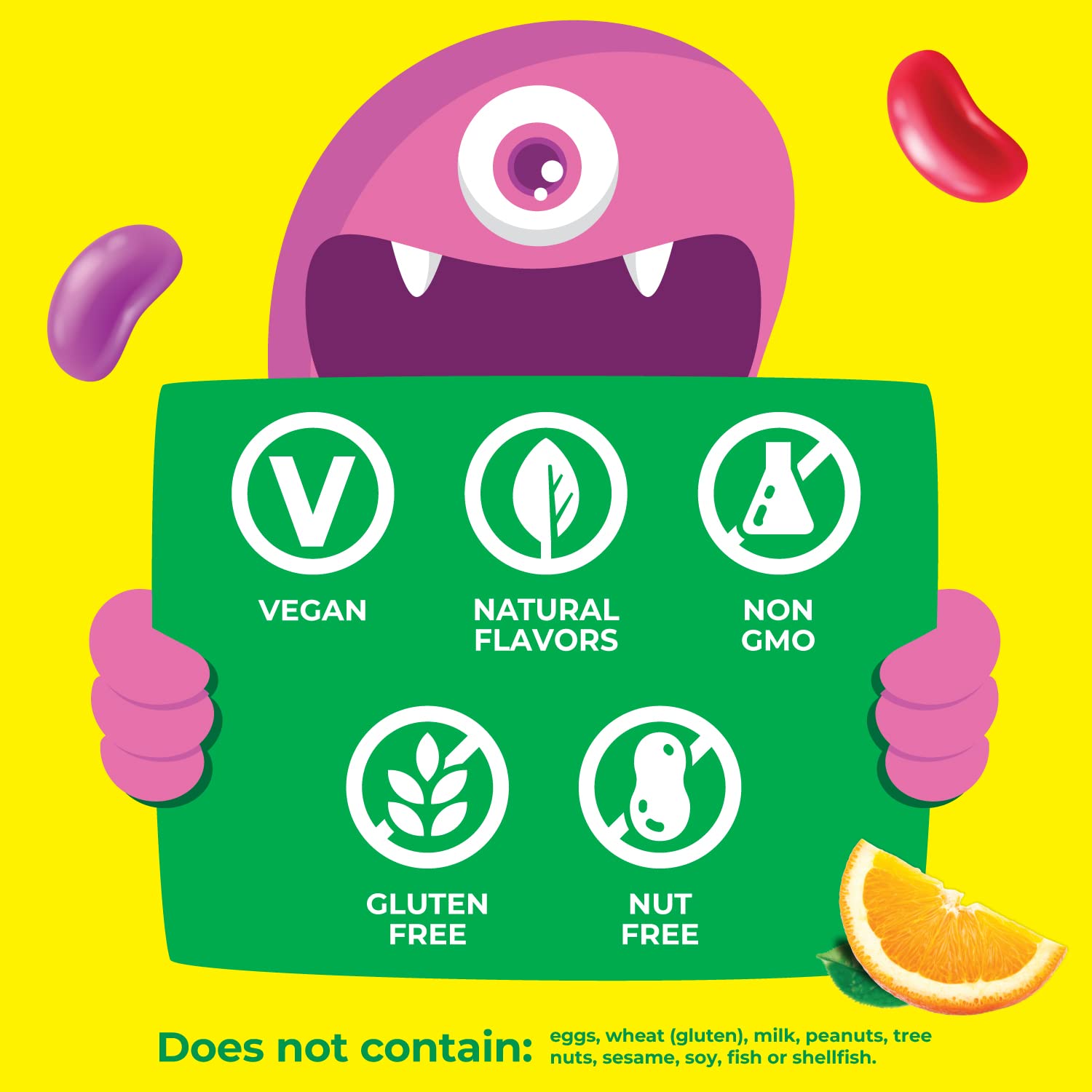 Gomitas vitamina c sin gluten y sin nueces para niños
