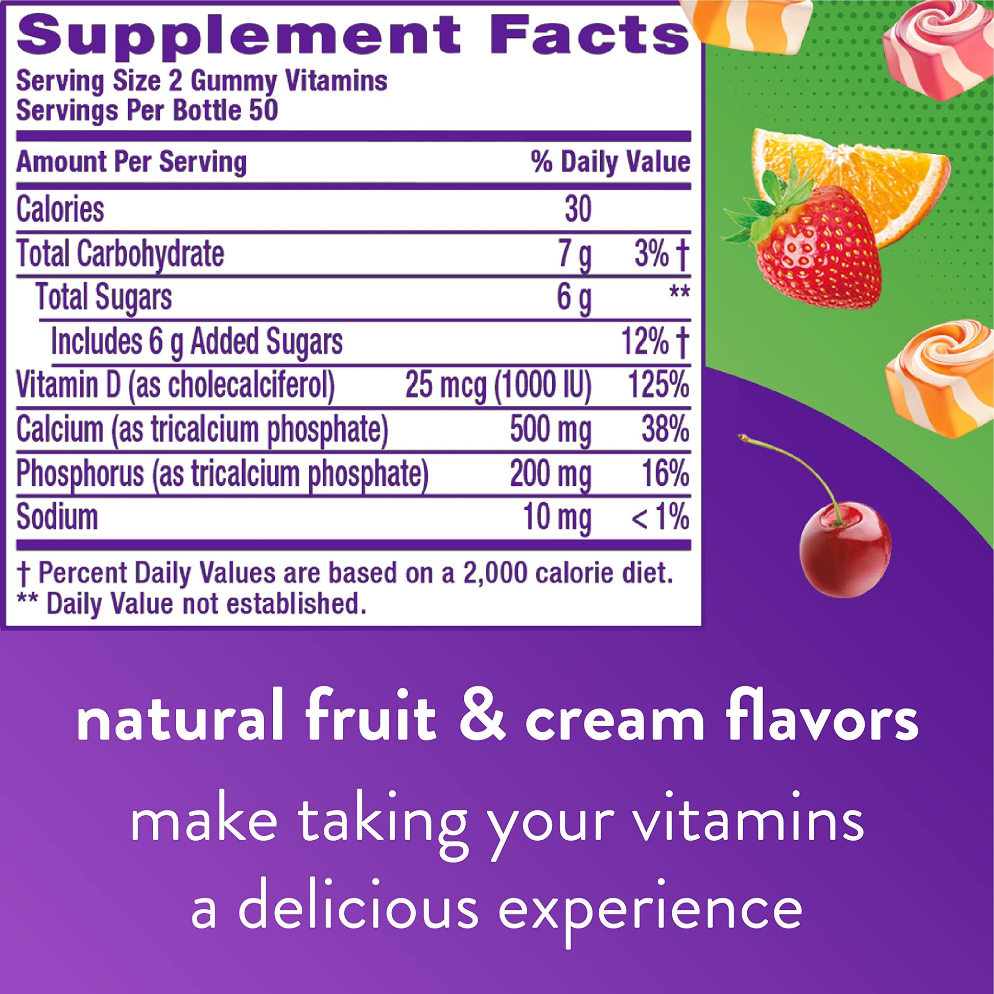 Gomitas vitamina c Vitafusion frutales y tropicales