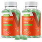 Gomitas vitamina c viteey sabor manzana ácida paquete doble