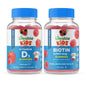 Frasco de gomitas de vitamina D y biotina para niños Lifeable