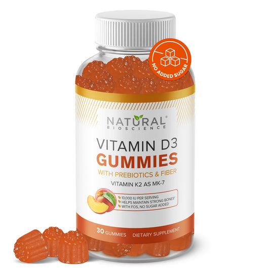 Gomitas vitamina d3 10000 ui con k2 sabor durazno