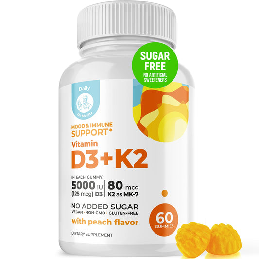 Gomitas vitamina d3 d3 k2 dr moritz sabor durazno