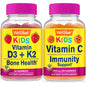 Gomitas vitamina D3 K2 C para niños WellYeah sabor naranja