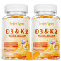 Frasco gomitas vitamina D3 K2 Fajeckma paquete 120 unidades