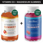 Gomitas Vitamina D3 K2 sin azúcar 60 piezas