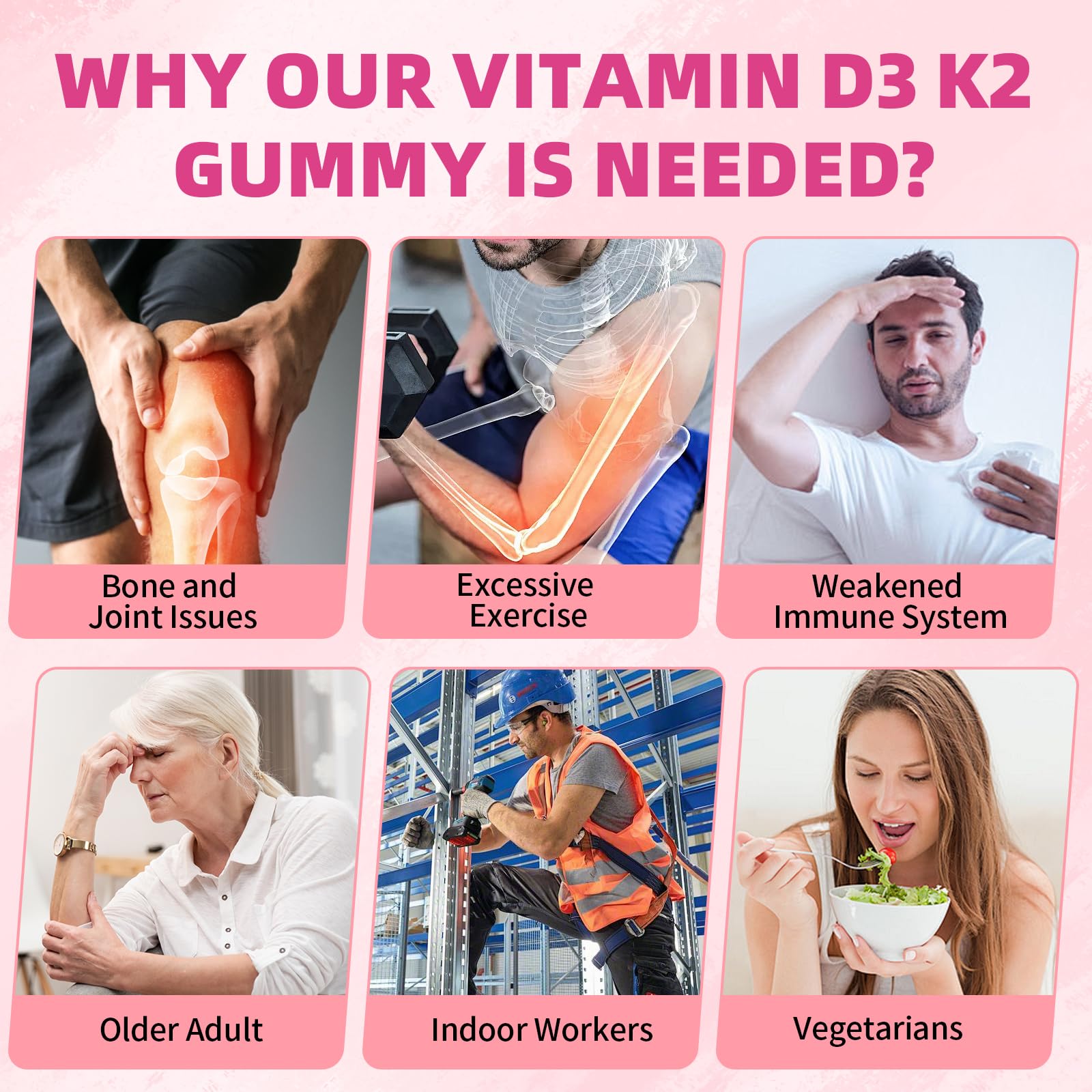 Gomitas vitamina D3 K2 veganas YUULAI presentación lateral