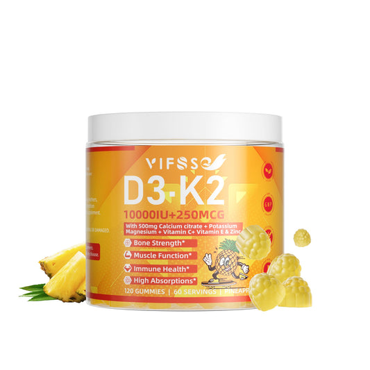 Gomitas vitamina D3 K2 VIFSSG sin azúcar 120 unidades