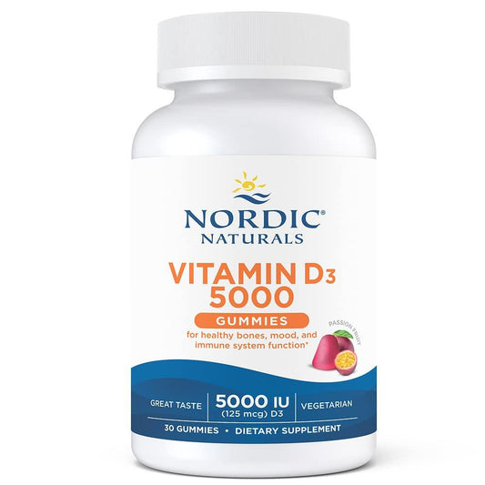 Gomitas vitamina D3 Nordic Naturals sabor maracuyá