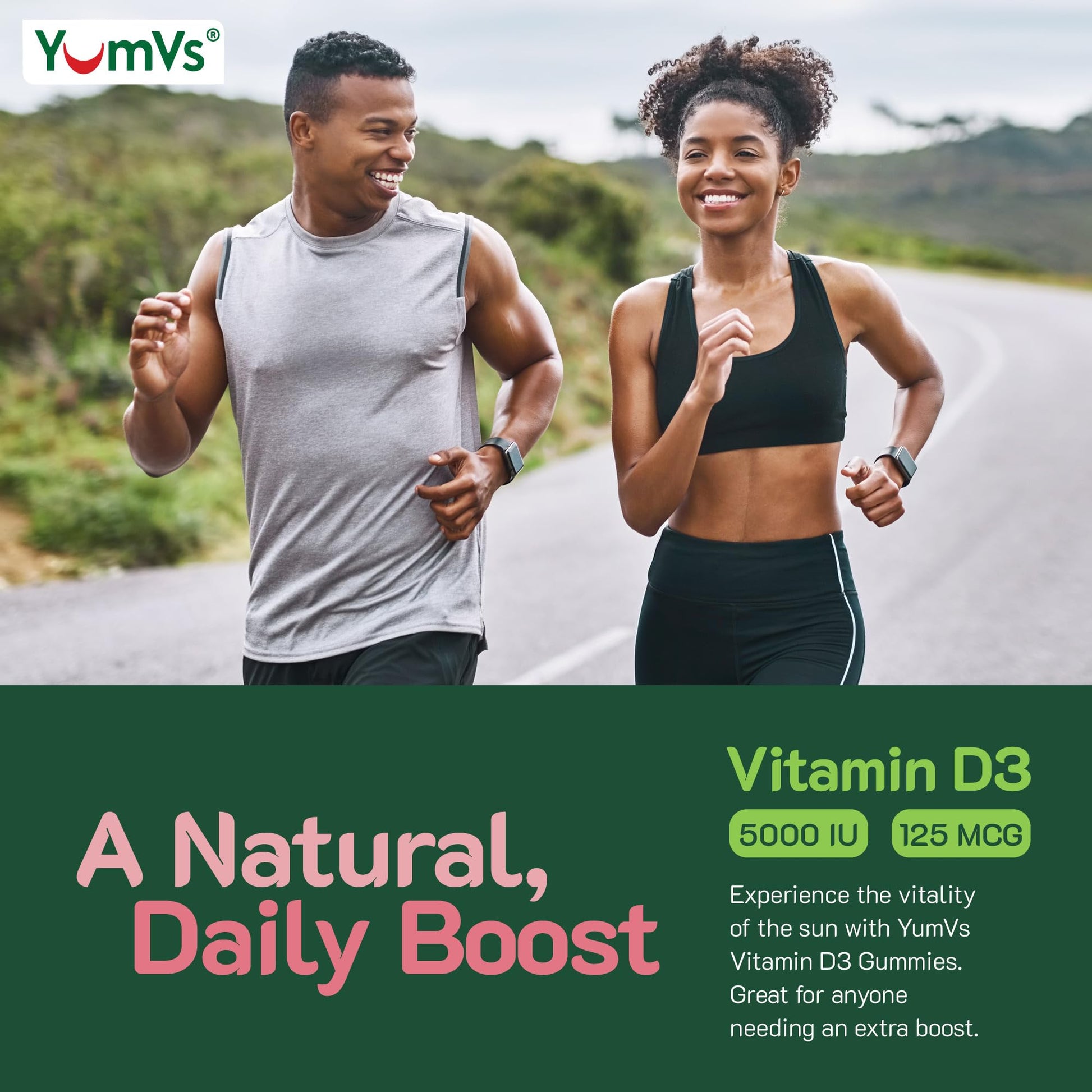 Gomitas vitamina d3 sabor baya 120 unidades yumvs