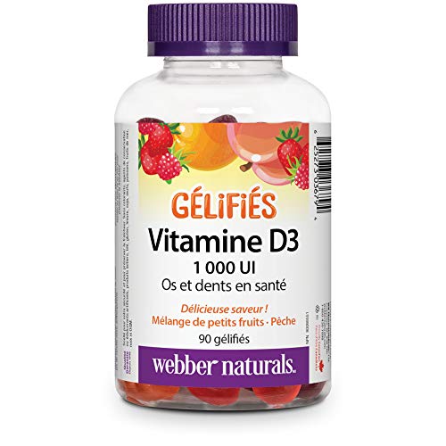 Gomitas vitamina D3 Webber Naturals close-up