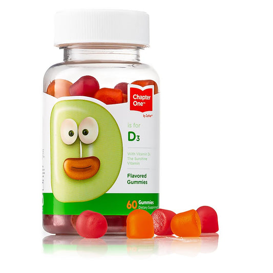 Gomitas de vitamina D3 Zahler botella frontal