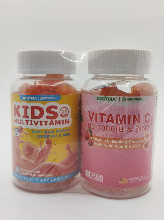 Gomitas de vitamina Nextdia paquete frontal