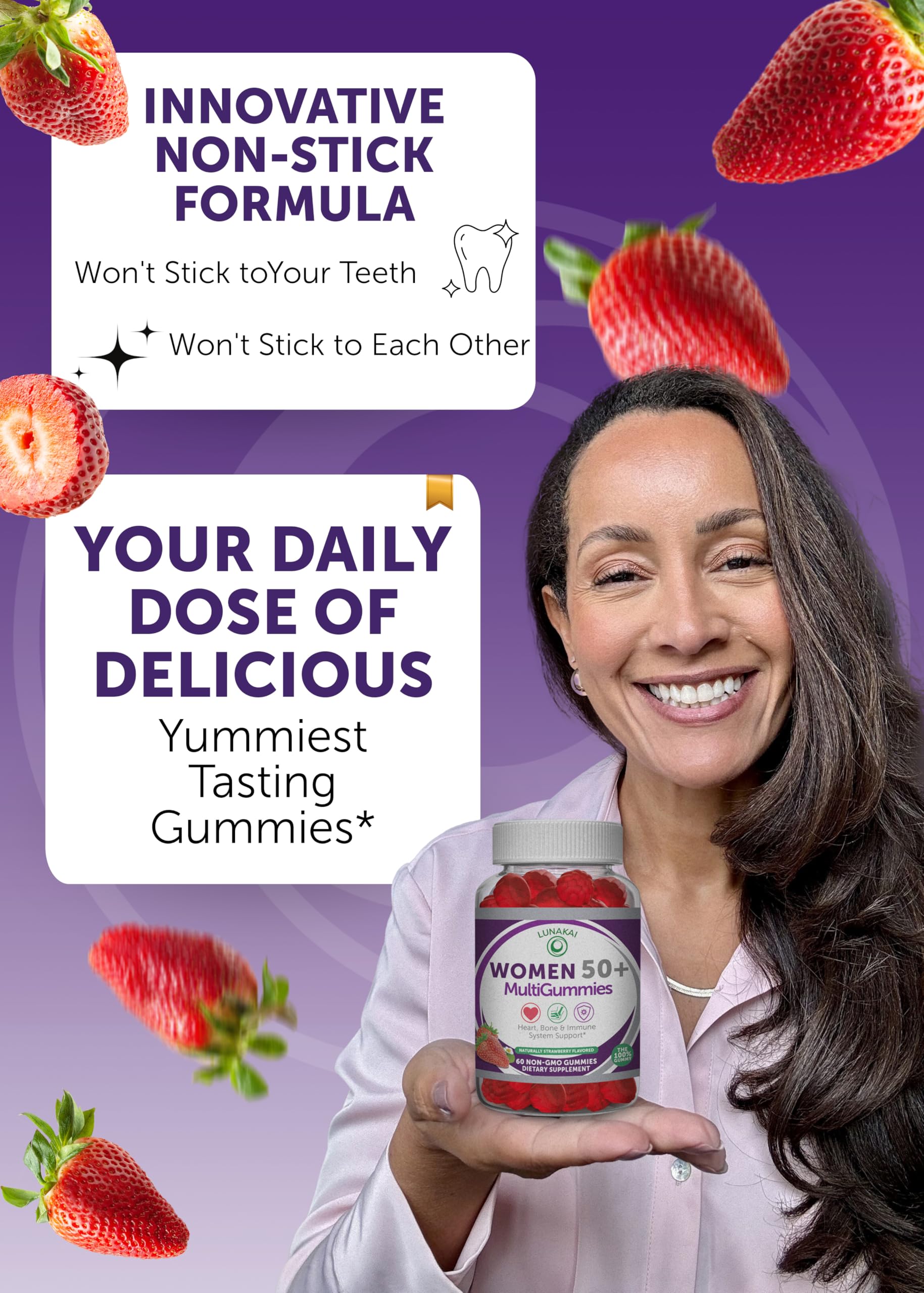 gomitas con vitaminas esenciales para mujeres mayores de 50