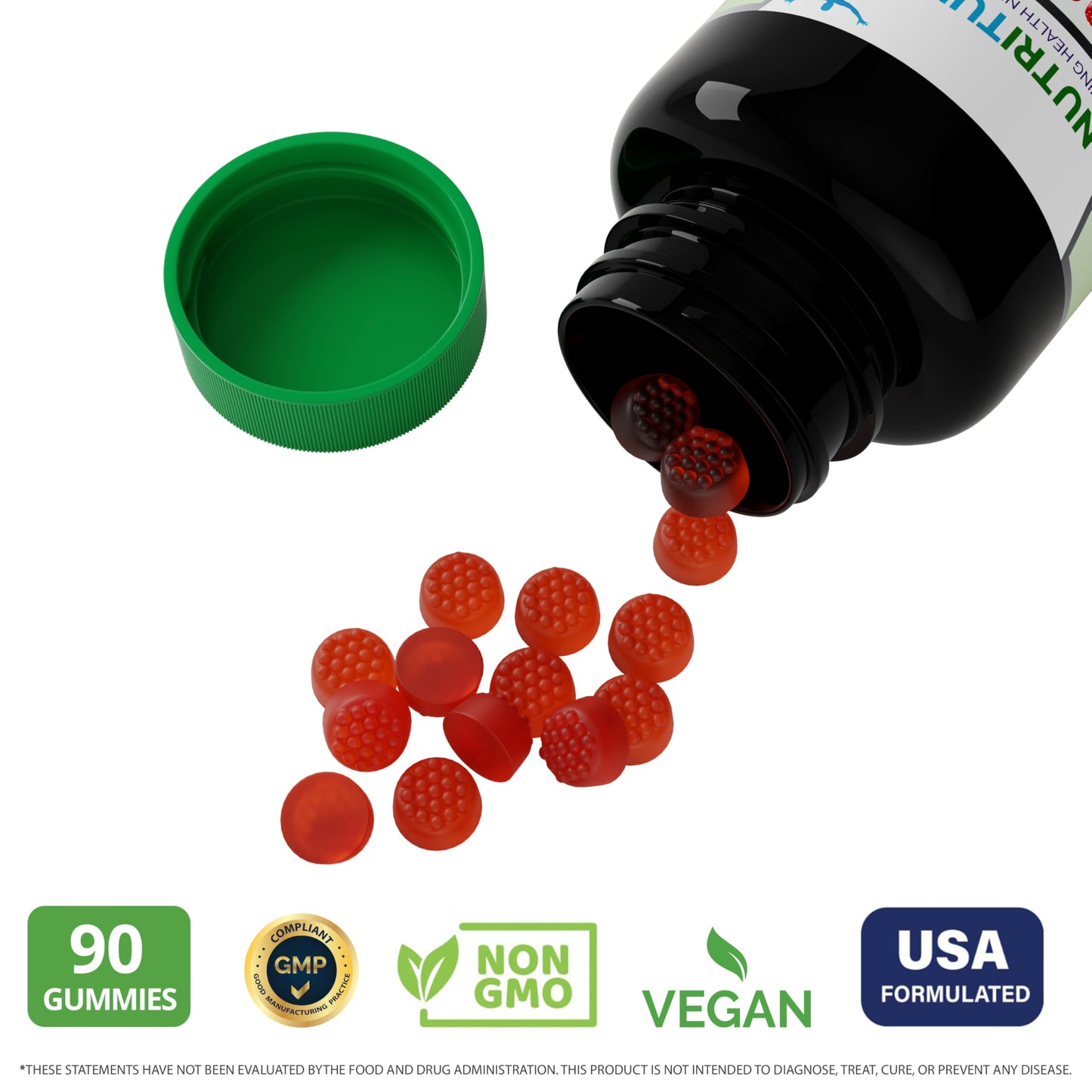 Gomitas vitaminas para metabolismo energético y salud