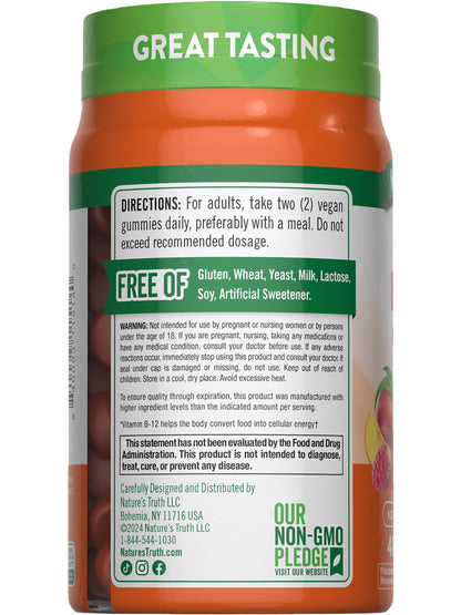 Gomitas vitaminicas Nature's Truth con B vitaminas y ashwagandha