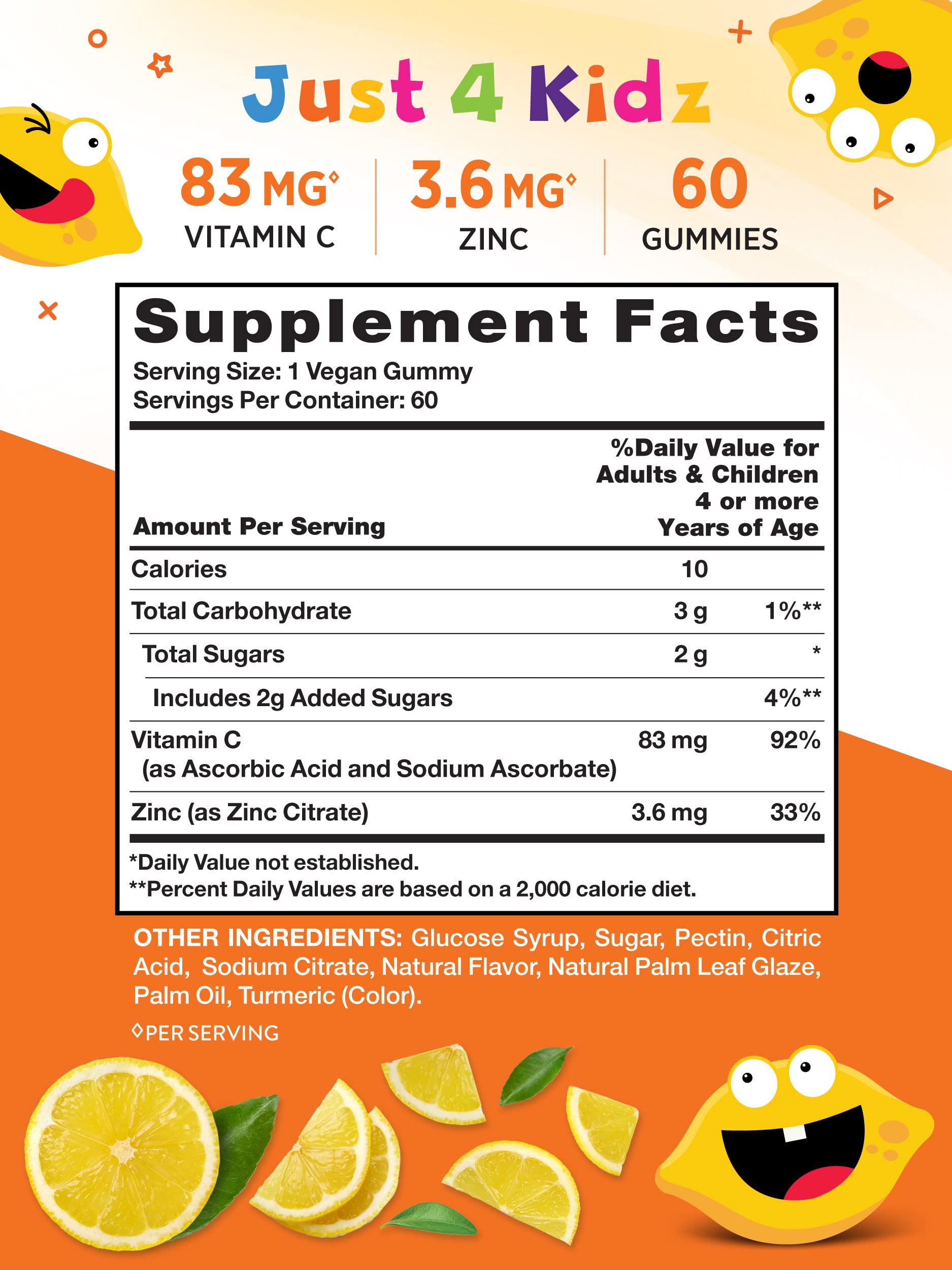 Gomitas vitamínicas Nature's Truth vitamina c zinc para niños