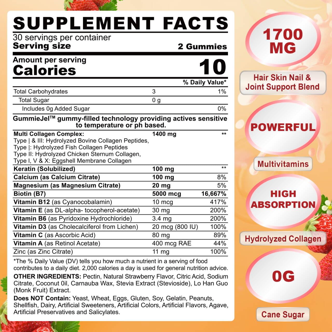 Gomitas vitaminicas safgumjel para sistema nervioso y piel