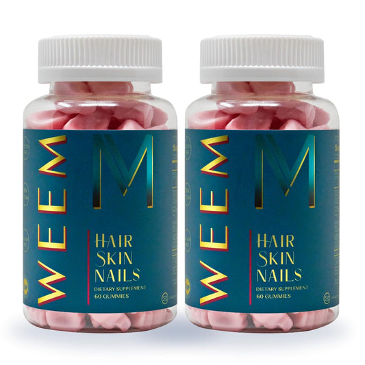 Gomitas WEEM para cabello piel uñas vitaminas veganas