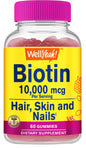 Gomitas WellYeah biotina alta potencia para cabello piel y uñas