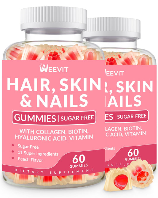 Gomitas WEEVIT cabello piel uñas con biotina y colágeno