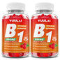 Gomitas YUULAI Vitamina B1 500mg frambuesa paquete doble