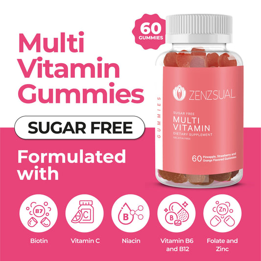 Gomitas Zenzsual con vitaminas y minerales esenciales - soporte para la salud