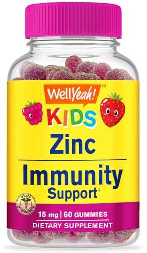 Detalle gomitas zinc y biotina WellYeah para niños