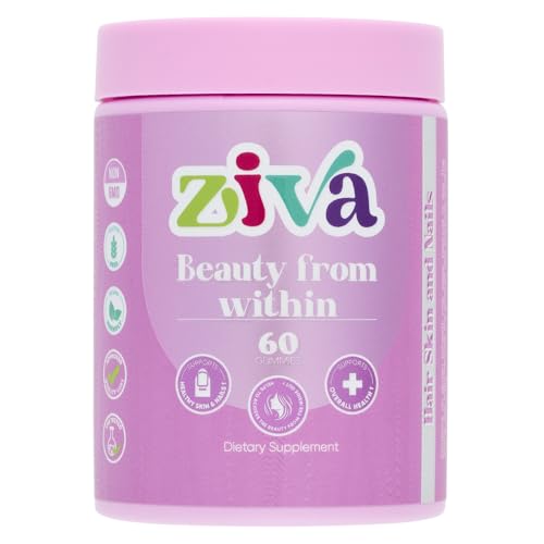 Gomitas ZIVA Beauty From Within para piel y uñas