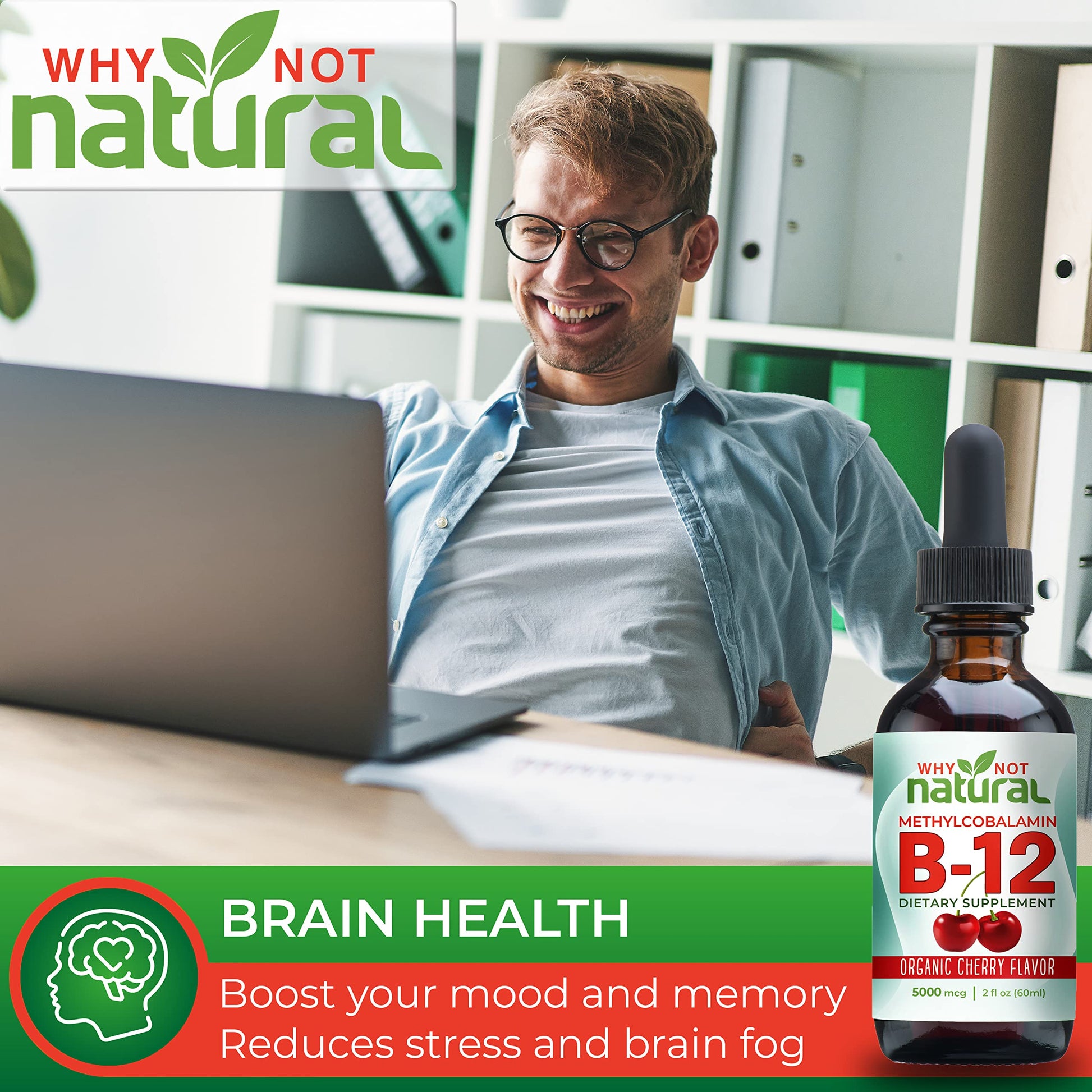 Gotas para energía bioactivo complejo B y B12