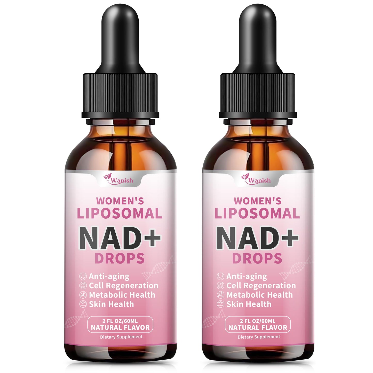 Gotas liposomales NAD 500mg suplemento para energía celular