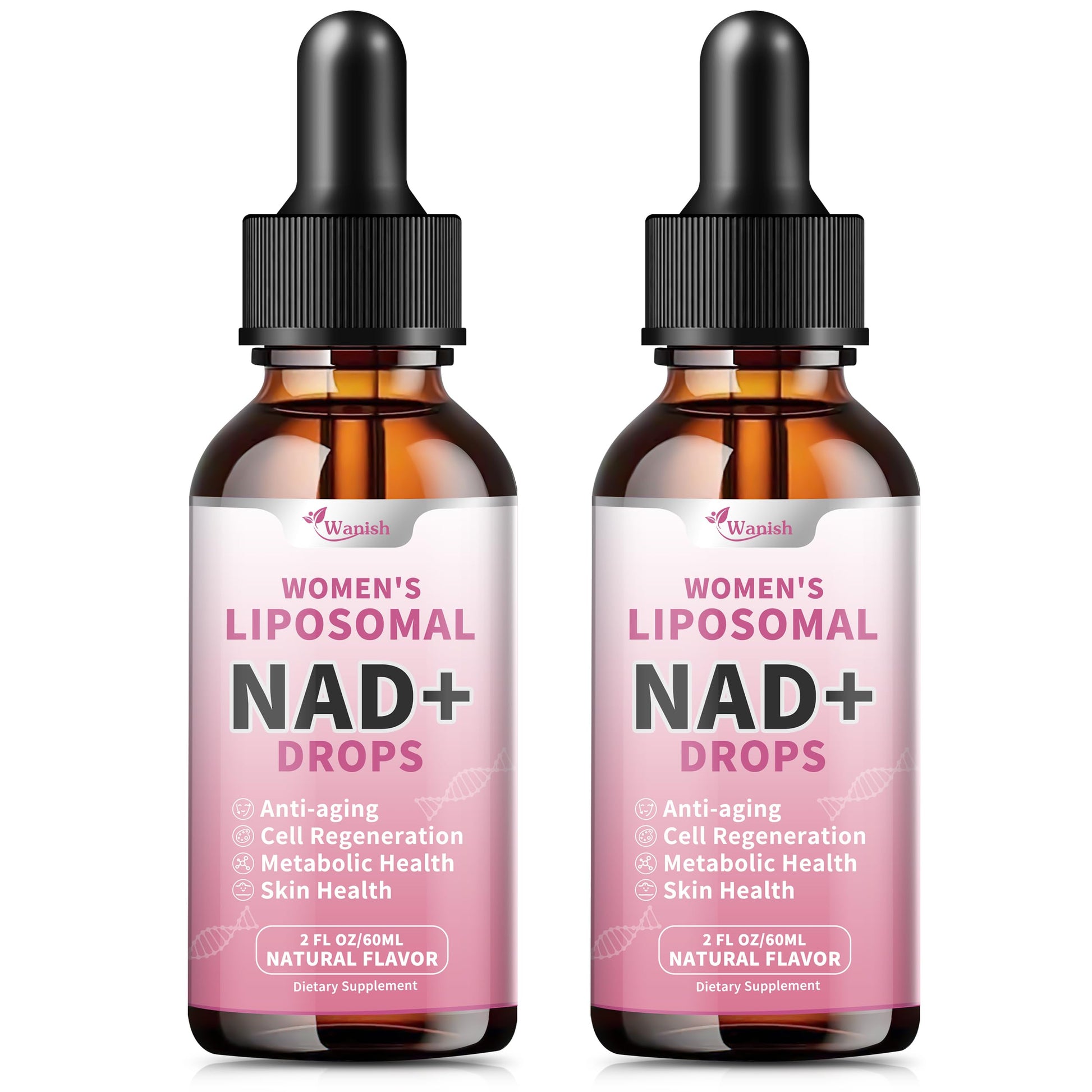 Gotas liposomales NAD 500mg suplemento para energía celular